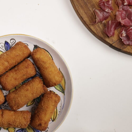 Croquetes de pernil iberic Croquetes de pernil ibèric