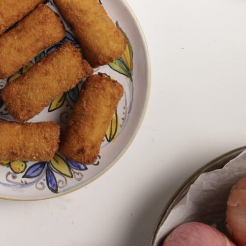 Croquetes de pollastre rostit Croquetes de pollastre rostit