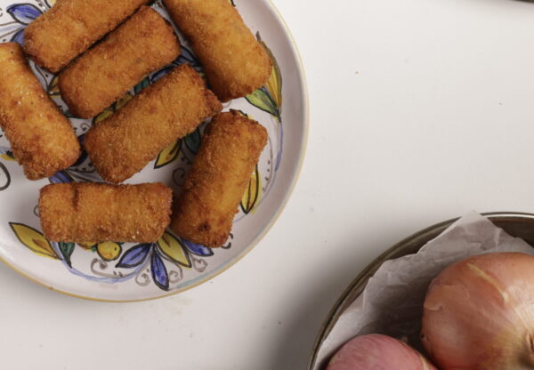 Croquetes de pollastre rostit